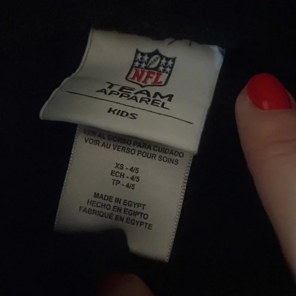 Kids NE PATRIOTS NFL Super bow athletic sweatpants, size 4/5 - Picture 3 of 5